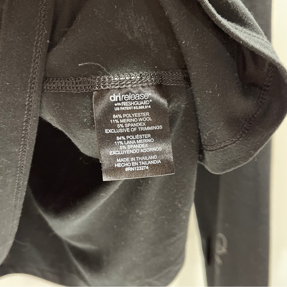 Merino Blend By Paradox Dri Release 1/4 Zip Pullover Womens Size XL black - Picture 7 of 8